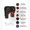 Boxerské rukavice  DBX BUSHIDO "Hammer - Red" Muay Thai czarne/czerwone 14