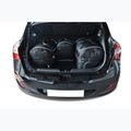 Sada tašek do zavazadlového prostoru KJUST Hyundai I30 Hatchback 2012-2016 4 ks black 12