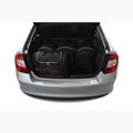 Sada tašek do zavazadlového prostoru  KJUST Skoda Rapid Liftback 2012-2019 5 ks black  13
