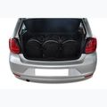 Sada tašek do zavazadlového prostoru KJUST Volkswagen Polo 2009-2017 3 ks black 9