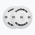 Zátěž THORN FIT Fractional 2 x 1 kg white/black