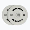 Zátěž THORN FIT Fractional  2 x 10 kg white/black