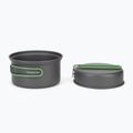 Turistická sada nádobí Rockland Travel Duo Anodized grey/green 2