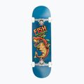 Fish Skateboards Zack Beginner classic skateboard 8.0' modrý SKATE-ZAC-SIL-WHI 8
