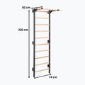 Gymnastické žebřiny RINAGYM Steel Pure graphit 12