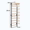 Gymnastické žebřiny RINAGYM Steel Kom 2 graphit/white 14