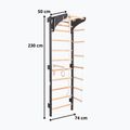Gymnastické žebřiny RINAGYM Steel Kom 2 graphit 6