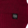 Pánská zimní čepice Pitbull West Coast Beanie Small Logo burgundy 3