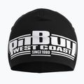 Pitbull West Coast Beanie Classic Boxerská zimní čepice černá/bílá 2