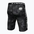 Pánské kompresní šortky Pitbull West Coast Shorts Dillard grey camo 2