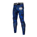 Pánské legíny Pitbull West Coast Compr Pants Dillard blue camo