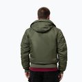 Pánská bunda Pitbull Sherpa Hooded Bomber olive 3