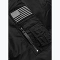 Pánská bunda Pitbull Sherpa Hooded Bomber black 11
