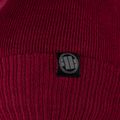 Pánská zimní čepice Pitbull West Coast Beanie Bubble Small Logo burgundy 3