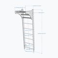 BenchK bronzový gymnastický žebřík BK-111 2
