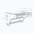 Hrazda BenchK Pull Up Bar PB 204 hnědá BK-204 8