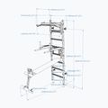 BenchK gymnastický žebřík bílý BK-233W 4