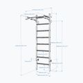BenchK gymnastický žebřík bílý BK-221W 3