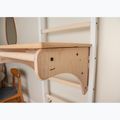 Gymnastický žebřík BenchK 212W+A204  white matte/oak 14