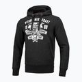 Pánská mikina Pitbull West Coast Hooded Oldschool Razor charcoal melange