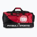 Tréninková taška Pitbull West Coast Big Duffle Bag Logo Pitbull Sports black/red