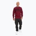 Pánská mikina Pitbull West Coast Crewneck Classic Logo burgundy 2