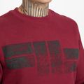 Pánská mikina Pitbull West Coast Crewneck Classic Logo burgundy 4