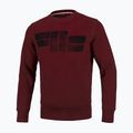 Pánská mikina Pitbull West Coast Crewneck Classic Logo burgundy 6