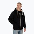 Pánská mikina Pitbull Zip Sherpa 2 Ruffin Hooded black