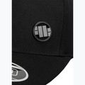 Pánská kšiltovka Pitbull West Coast Snapback Hook & Loop ,,3D Metal Logo" black 3