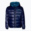 Pánská péřová bunda Pitbull West Coast Quilted Hooded Shine dark navy