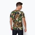 Pánské tričko Pitbull West Coast Slim Fit Lycra Small Logo woodland camo 3