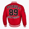 Pánská bunda Pitbull West Coast Silverwing Padded Varsity red 3