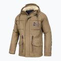 Pánská zimní bunda Pitbull West Coast Gunner Hooded Parka dark sand 4