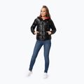 Dámská péřová bunda Pitbull West Coast Shine Quilted Hooded black 2