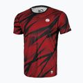 Pánské sportovní  tričko Pitbull Mesh Performance Pro Plus Dot Camo II red 4