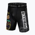 Pánské kompresní šortky Pitbull West Coast Masters of BJJ Hilltop black