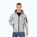 Pánská mikina Pitbull Hermes Hooded Zip grey/melange