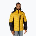 Pitbull West Coast pánská zimní bunda Evergold Hooded Padded žlutá/černá