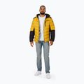 Pitbull West Coast pánská zimní bunda Evergold Hooded Padded žlutá/černá 2