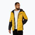 Pitbull West Coast pánská zimní bunda Evergold Hooded Padded žlutá/černá 4