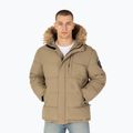 Pitbull West Coast pánská zimní bunda Taurus Hooded dark sand