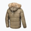 Pitbull West Coast pánská zimní bunda Taurus Hooded dark sand 4