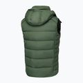 Pitbull West Coast pánská zimní bunda Perseus Hooded Vest olive 5