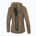 Dámská mikina Pitbull West Coast Zip Hilltop s kapucí coyote brown 2