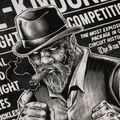 Pánská mikina Pitbull West Coast Bare Knuckle s kapucí černá 6
