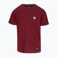 Pánské tričko Pitbull Small Logo burgundy