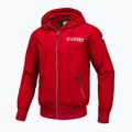 Pánská bunda Pitbull West Coast Athletic Hilltop Hooded Nylon red