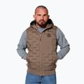 Pánská vesta Pitbull West Coast Eclipse Hooded Padded coyote brown