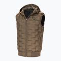 Pánská vesta Pitbull West Coast Eclipse Hooded Padded coyote brown 4